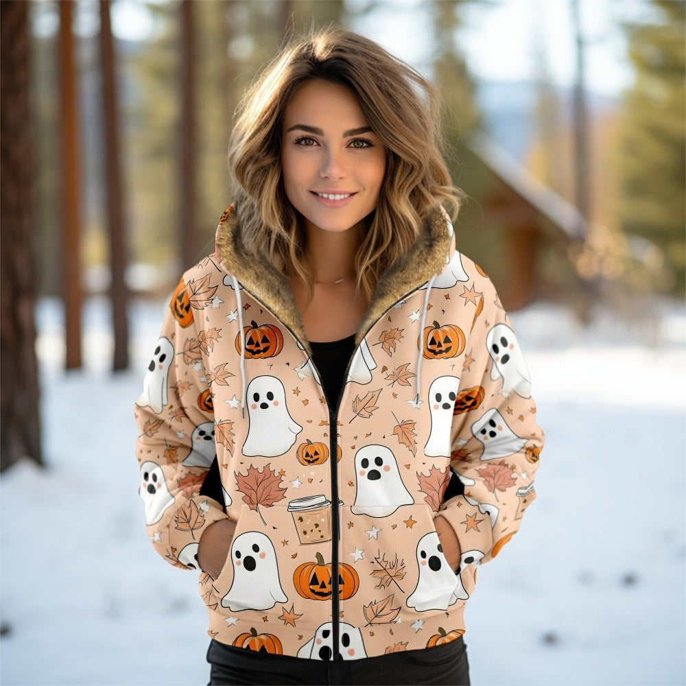 Veste à capuche doublée