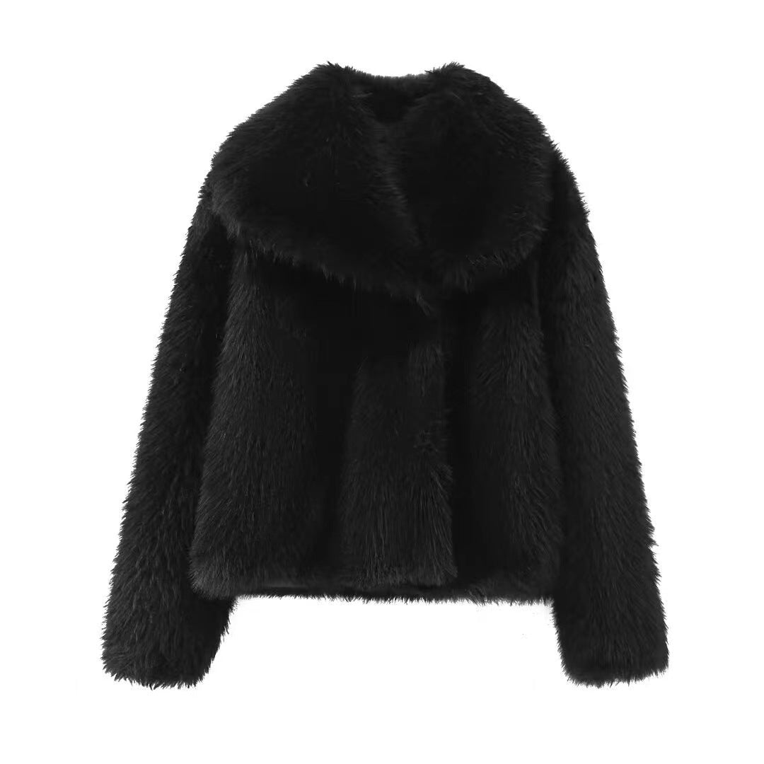 veste fourrure luxe