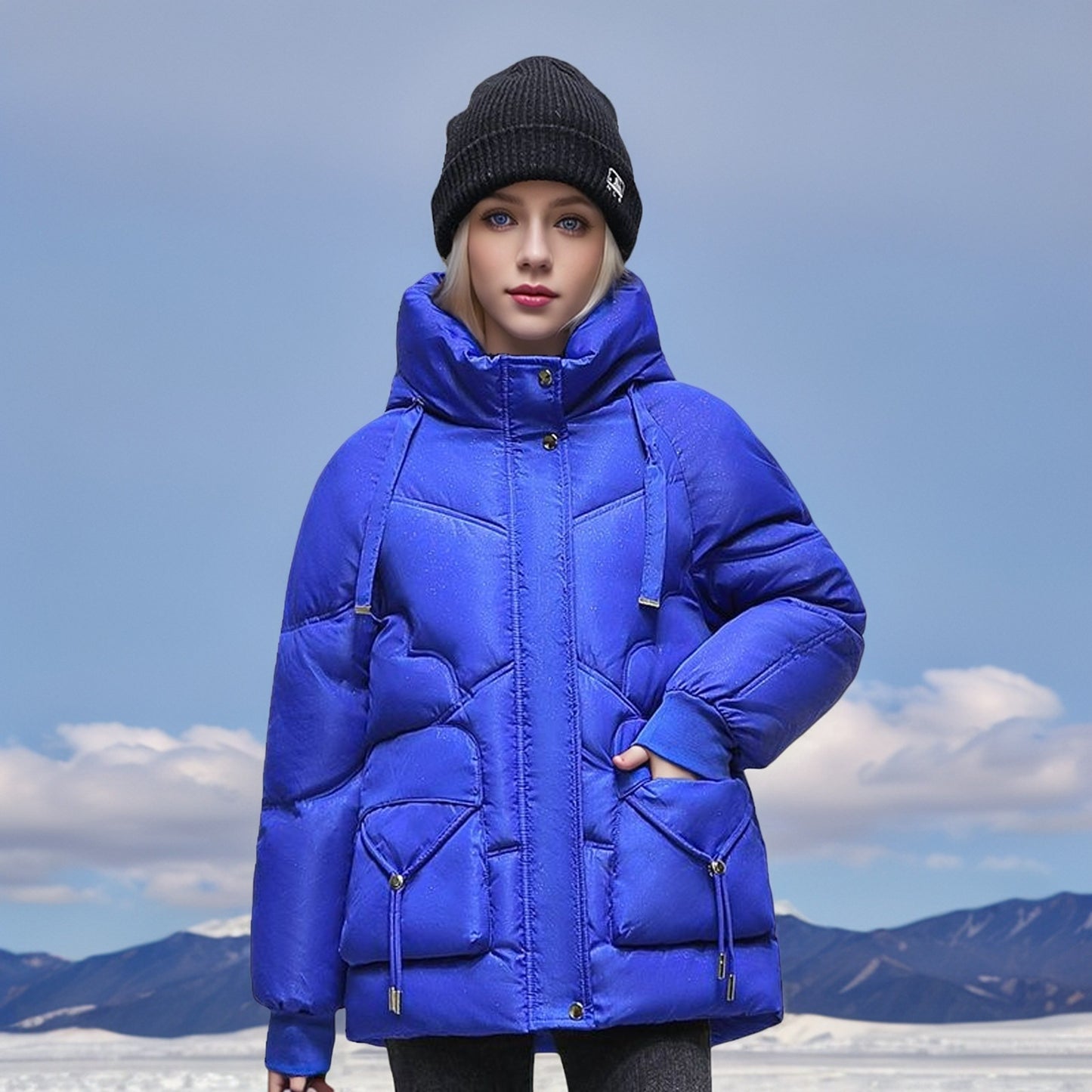 Doudoune femme coupe moderne