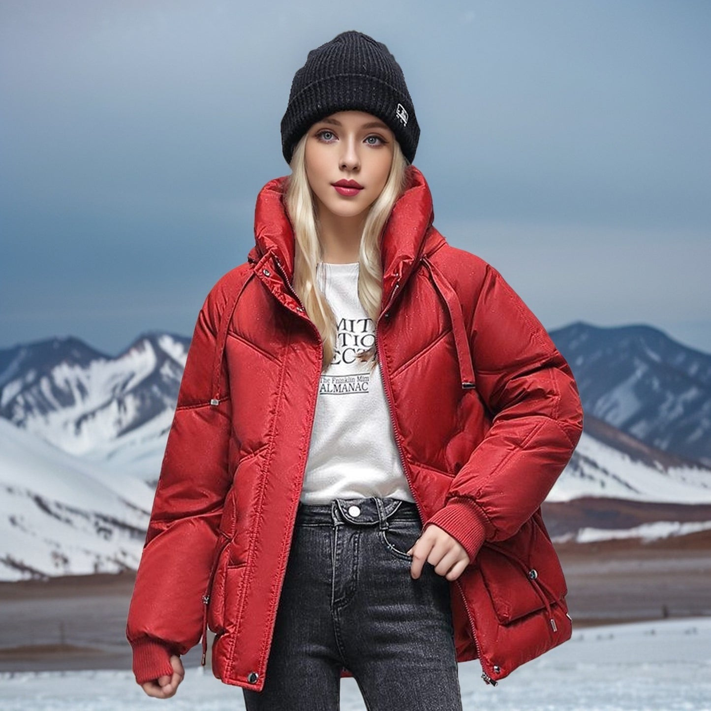 Doudoune femme coupe moderne
