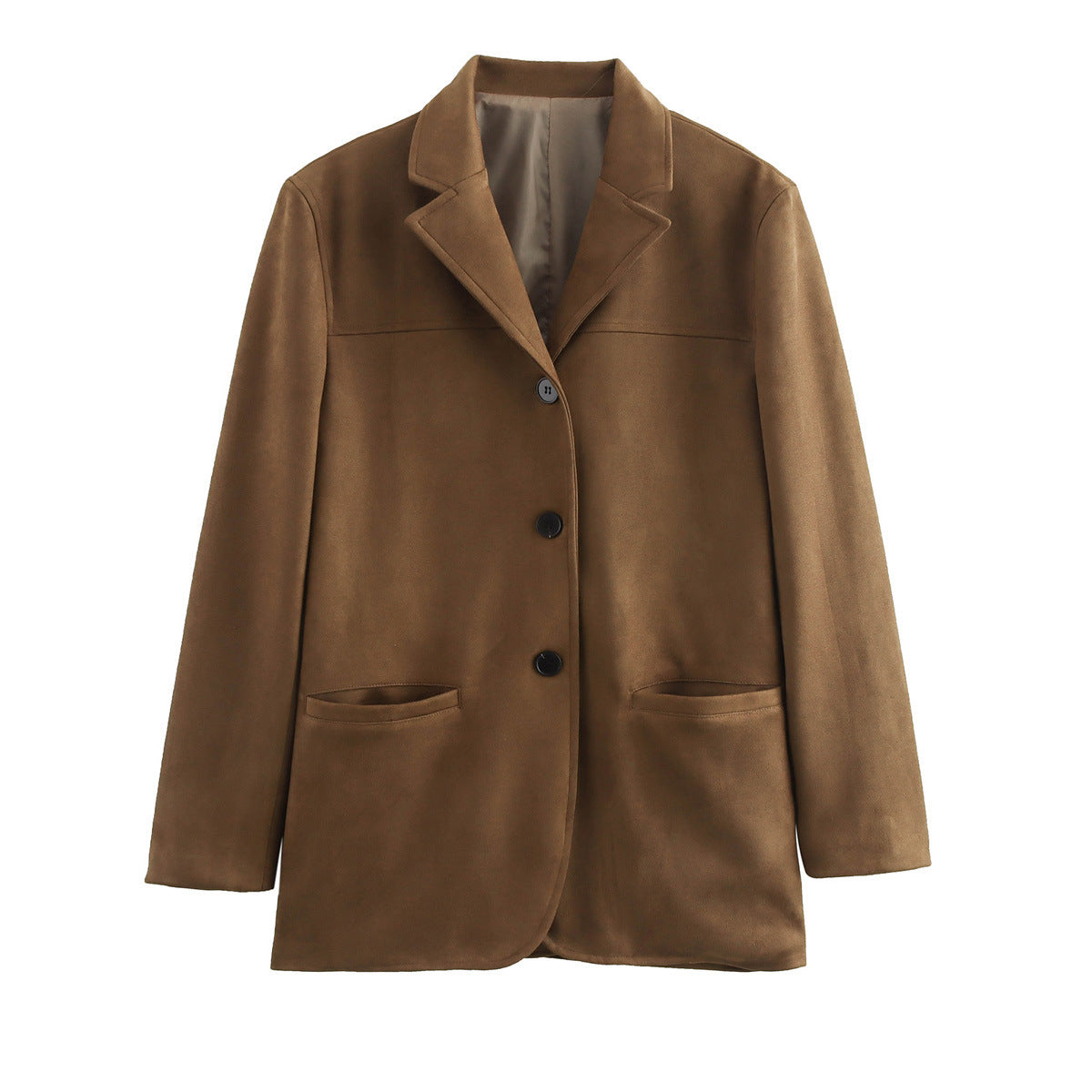 Veste long en simili cuir