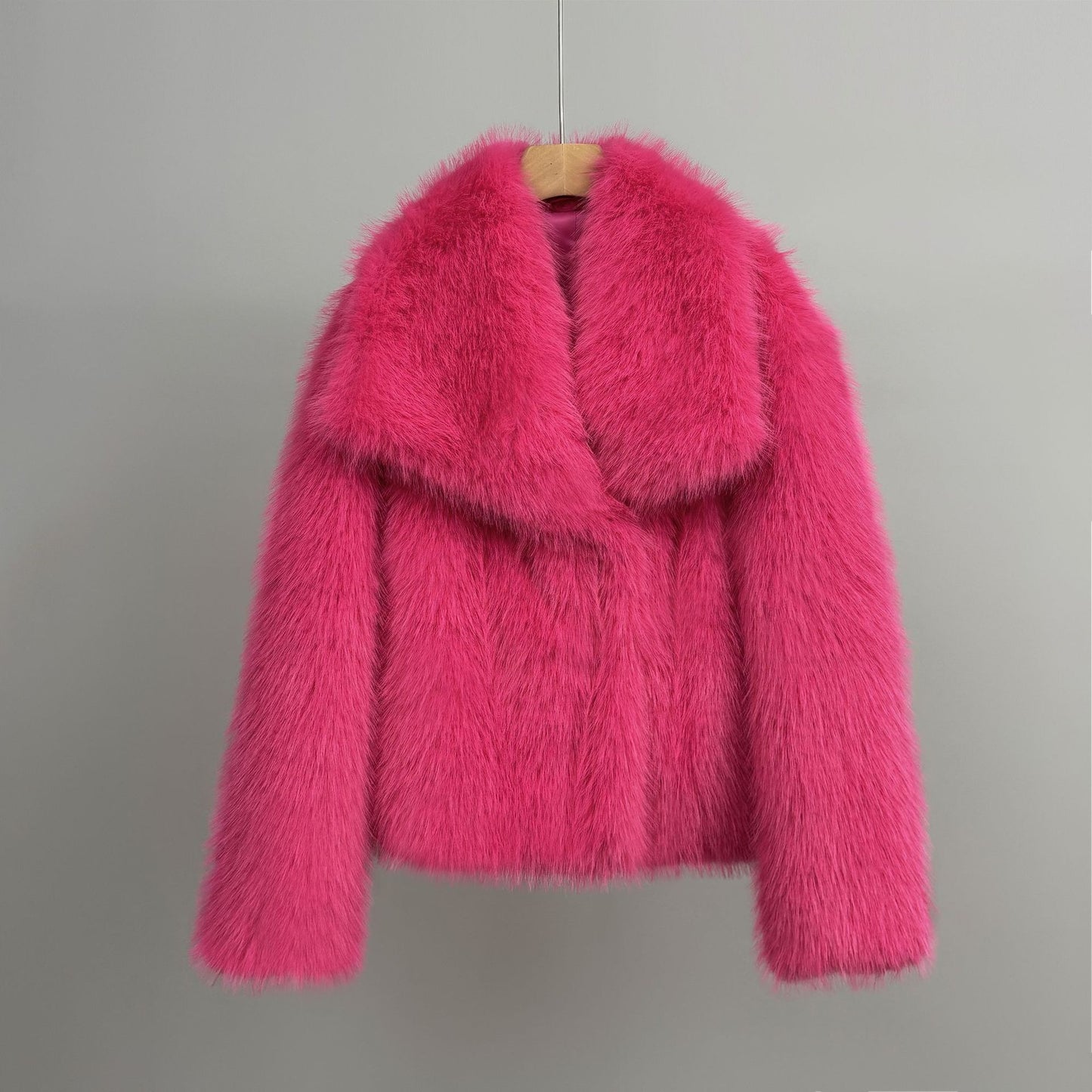veste fourrure luxe